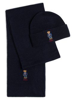 Artikelbild Herren Schal und Mütze von Polo Ralph Lauren in marine uni