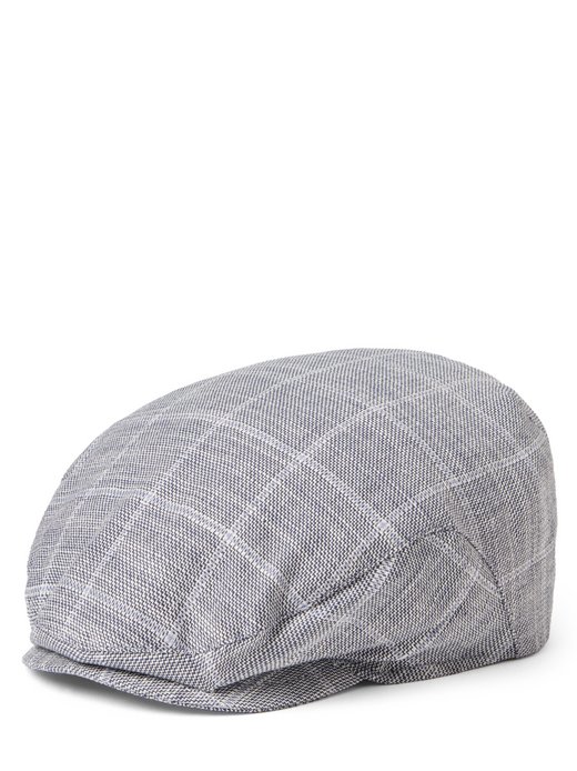 Herren Schiebermütze mit Leinen-Anteil