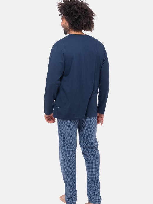 Herren Schlafanzug - Night & Home Cotton