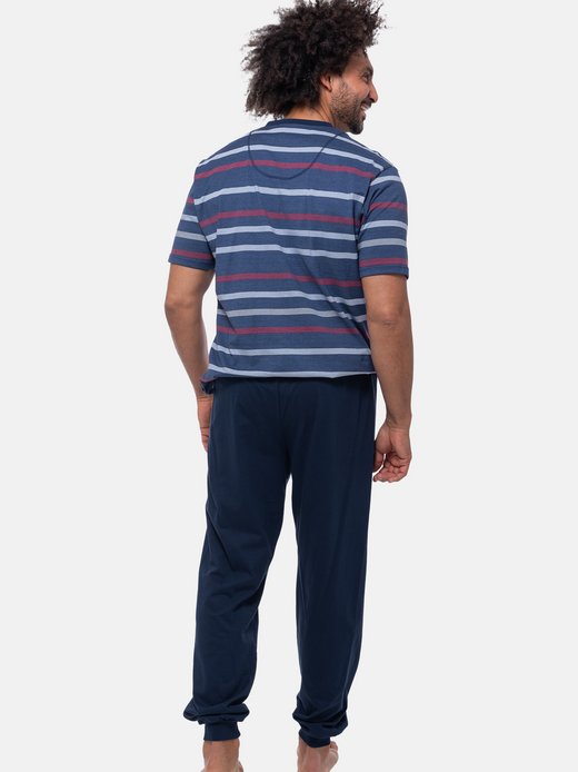 Herren Schlafanzug - Night & Home Cotton