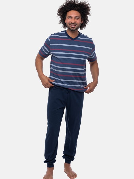 Herren Schlafanzug - Night & Home Cotton
