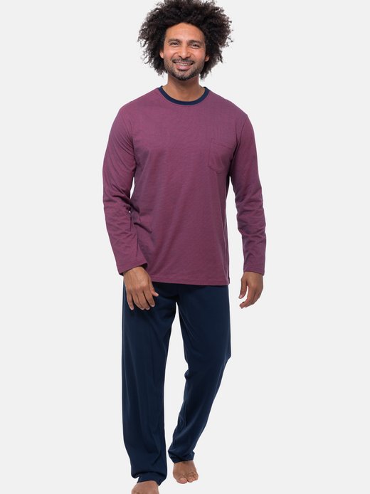 Herren Schlafanzug - Night & Home Cotton