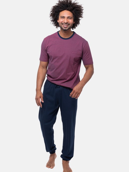 Herren Schlafanzug - Night & Home Cotton