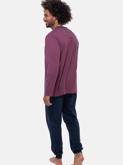 Herren Schlafanzug - Night & Home Cotton