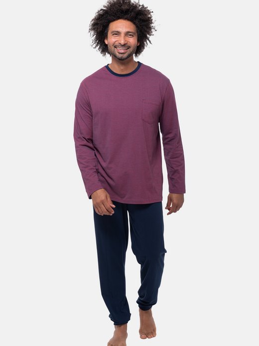 Herren Schlafanzug - Night & Home Cotton