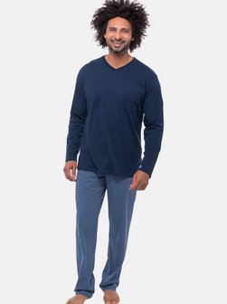 Herren Schlafanzug - Night & Home Cotton