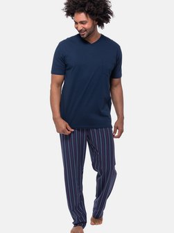 Herren Schlafanzug - Night & Home Cotton