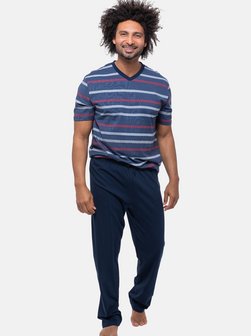Herren Schlafanzug - Night & Home Cotton
