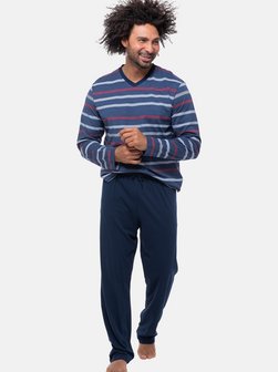 Herren Schlafanzug - Night & Home Cotton