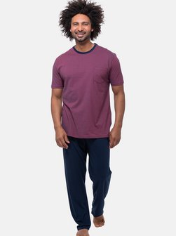 Herren Schlafanzug - Night & Home Cotton