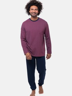 Herren Schlafanzug - Night & Home Cotton