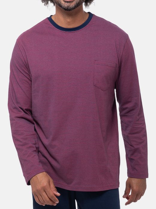Herren Schlafanzug Oberteil - Cotton - Mix & Match