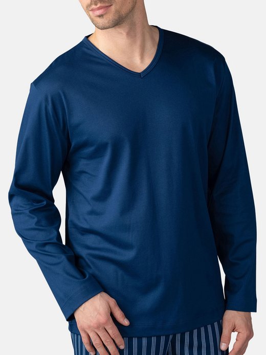 Herren Schlafanzug Oberteil - Melton