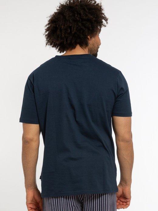 Herren Schlafanzug Shirt Cotton