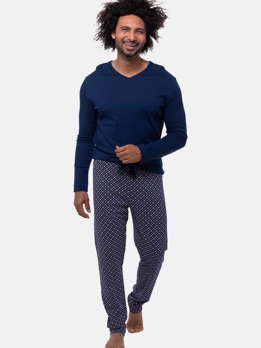 Herren Schlafanzug - Tie Minimal