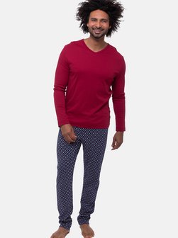 Herren Schlafanzug - Tie Minimal