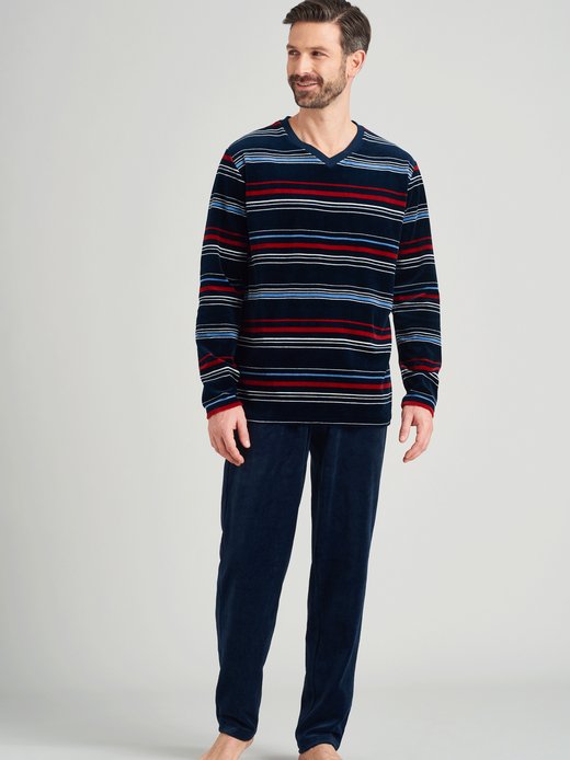 Herren Schlafanzug lang  -  Fashion Nightwear