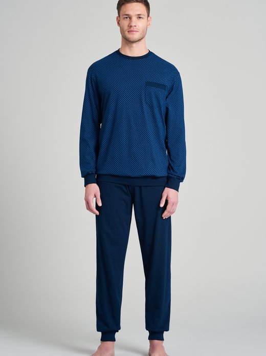 Herren Schlafanzug lang  -  Fashion Nightwear
