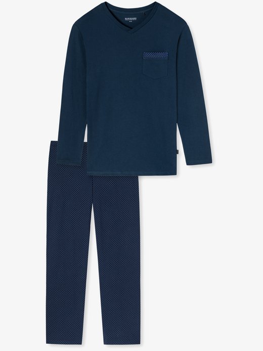 Herren Schlafanzug lang  -  Fashion Nightwear