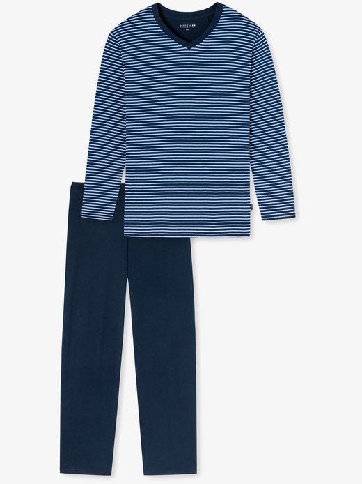 Herren Schlafanzug lang  -  Fashion Nightwear