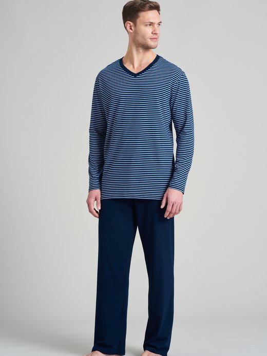 Herren Schlafanzug lang  -  Fashion Nightwear