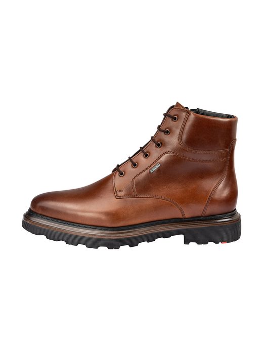 LLOYD Herren Schnürstiefeletten VARON - Genarbtes Leder Mit Lammfellfutter & Gummisohle