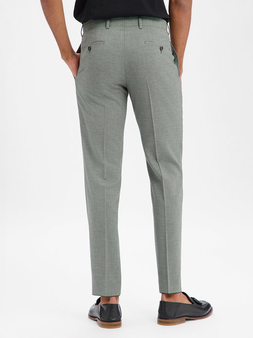 Herren Schurwoll-Baukasten-Anhzughose