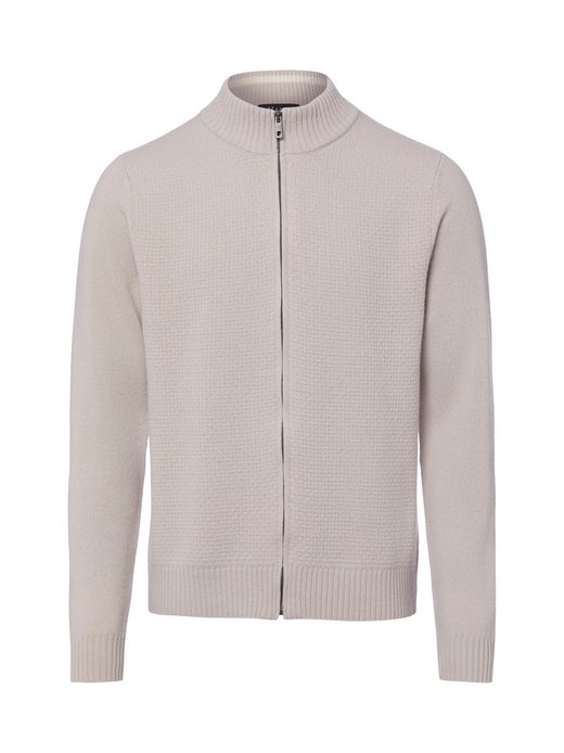 Herren Schurwoll-Strickjacke