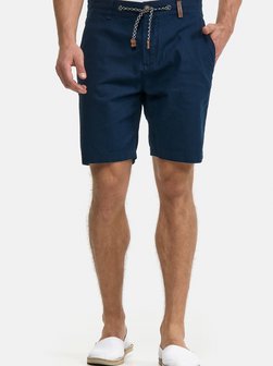 Artikelbild Herren Shorts Leinen - Bowmanville von Indicode in marine uni