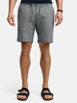 Artikelbild Herren Shorts Leinen - INErwil von Indicode in marine meliert