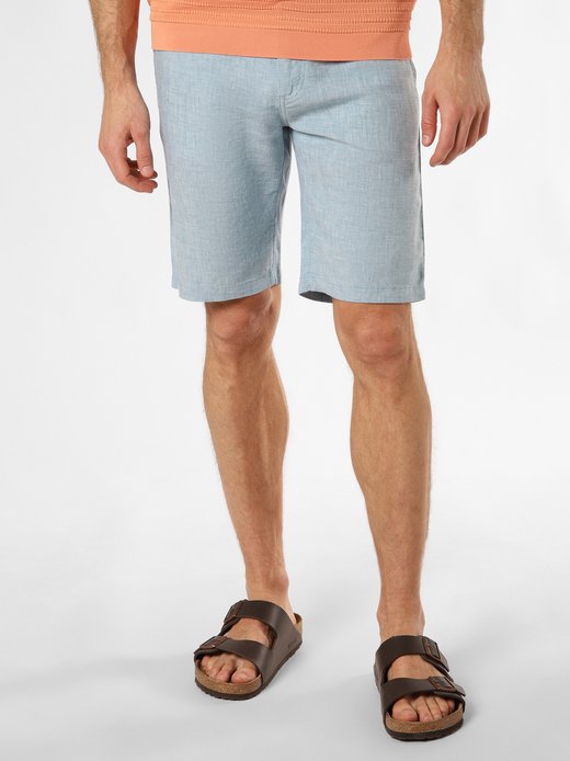 Herren Shorts mit Leinen-Anteil - Chino-tapered-DS-1-S