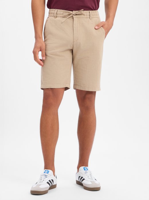 Herren Shorts mit Leinen-Anteil