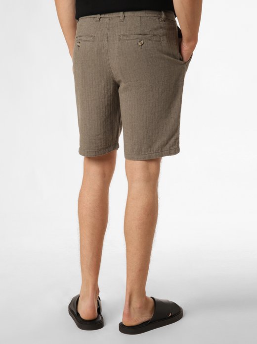 Herren Shorts mit Leinen-Anteil