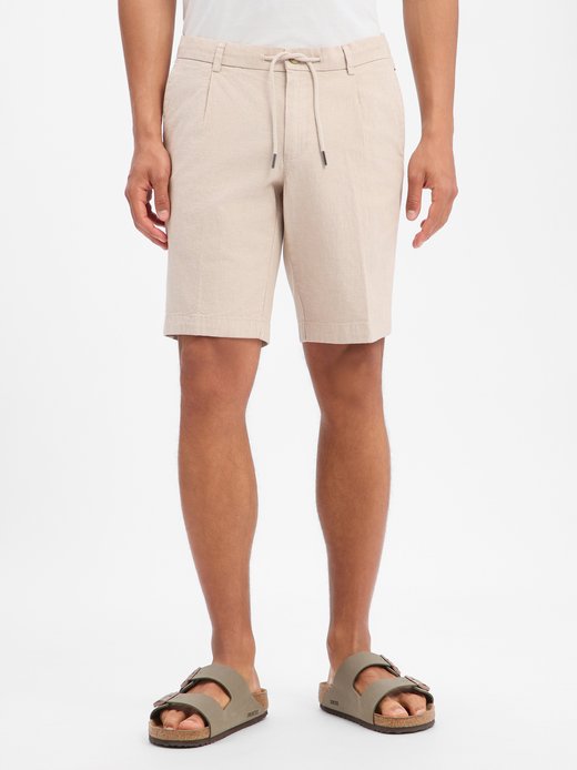 Herren Shorts mit Leinen-Anteil