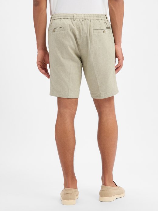 Herren Shorts mit Leinen-Anteil