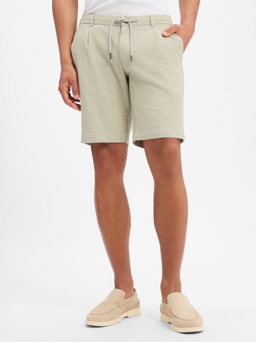 Herren Shorts mit Leinen-Anteil