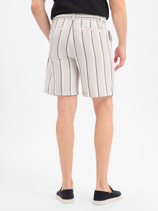 Herren Shorts mit Leinenanteil - Chino_ST