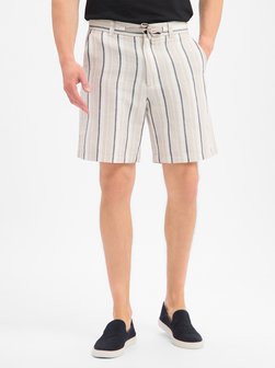 Herren Shorts mit Leinenanteil - Chino_ST