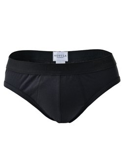 Artikelbild Herren Slip 1er Pack von Novila in schwarz uni