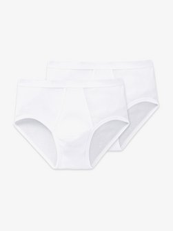 Artikelbild Herren Slip  -  2er-Pack Original Classics von Schiesser in weiß uni
