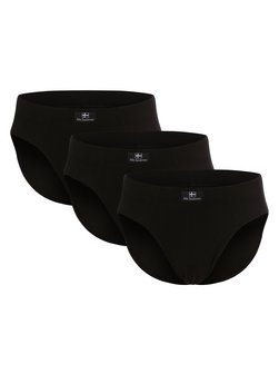 Artikelbild Herren Slips im 3er-Pack von Nils Sundström in schwarz uni