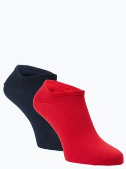 Artikelbild Herren Sneaker-Socken im 2er-Pack von Tommy Hilfiger in rot uni