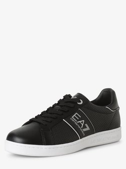 Artikelbild Herren Sneaker aus Leder von EA7 Emporio Armani in schwarz uni