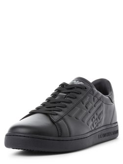 Artikelbild Herren Sneaker aus Leder von EA7 Emporio Armani in schwarz uni