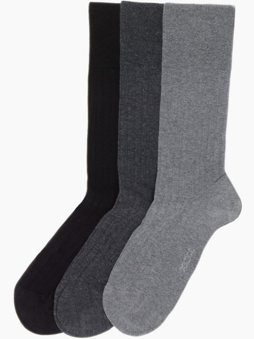 Herren Socken  -  3-Pack Triple Cotton