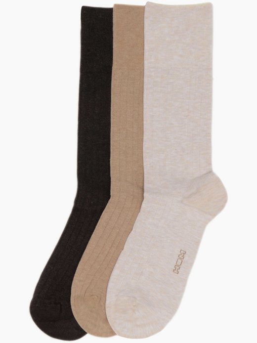 Herren Socken  -  3-Pack Triple Cotton