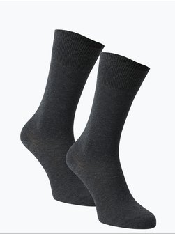 Artikelbild Herren Socken im 2er-Pack - Swing von FALKE in anthrazit uni