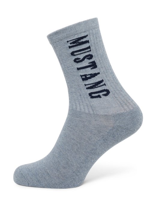 MUSTANG Herrensocken 6er Pack – Bequeme Socken Mit Hohem Bio-Baumwollanteil