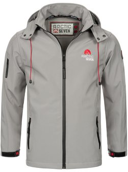 Artikelbild Herren Softshelljacke  -  ASAdventuraa von Arctic Seven in hellgrau uni
