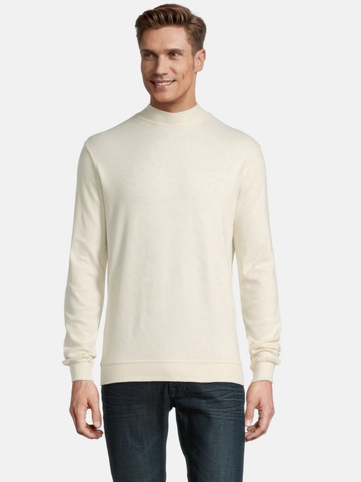 Herren Stehbundpullover